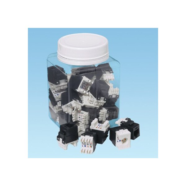 Cat 5E Punchdown Jack Module (25 Pack), 25PK